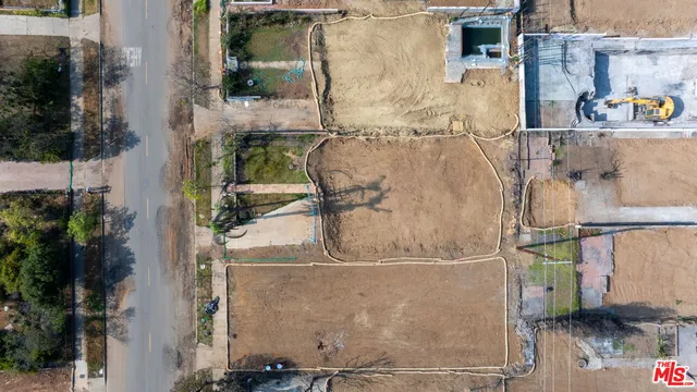 a bird view of a house