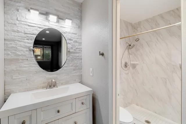 a view of a small space