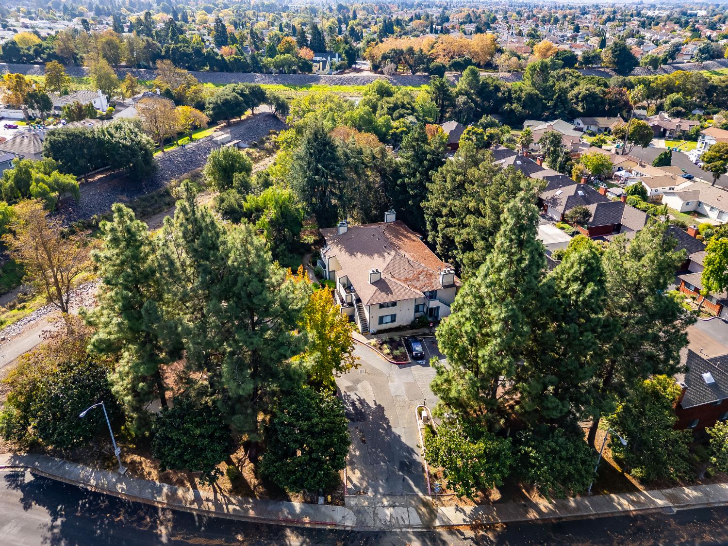 2623 Copa Del Oro Drive Union City, CA 94587 - Photo 53 of 55 an aerial view of residential houses with outdoor space and trees