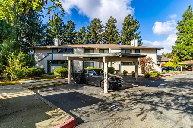 a view of a house with patio