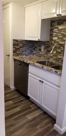 a view of kitchen counter space