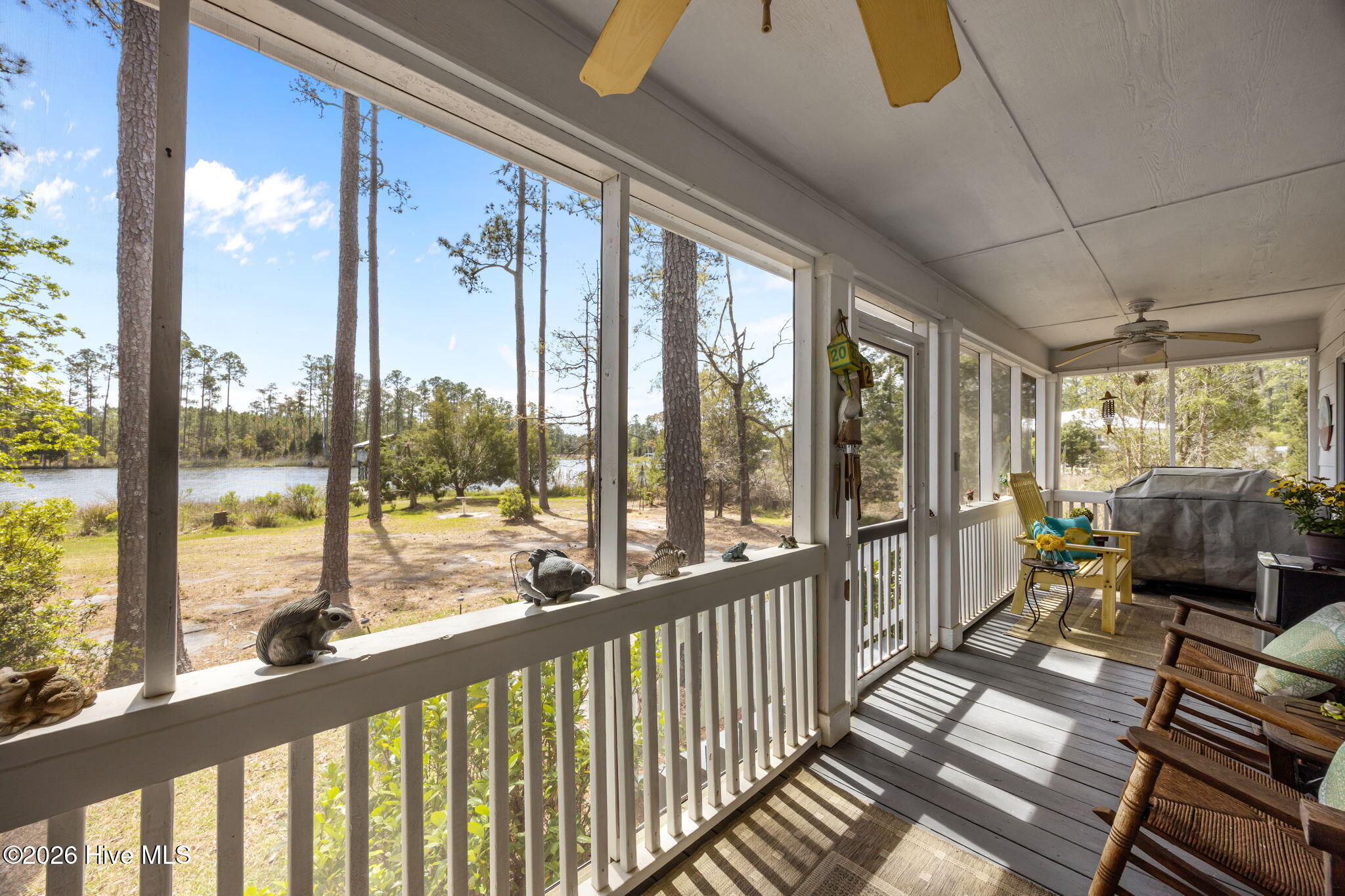 418 Spring Drive Aurora, NC 27806 - Photo 37 of 56 Screened Porch - rear