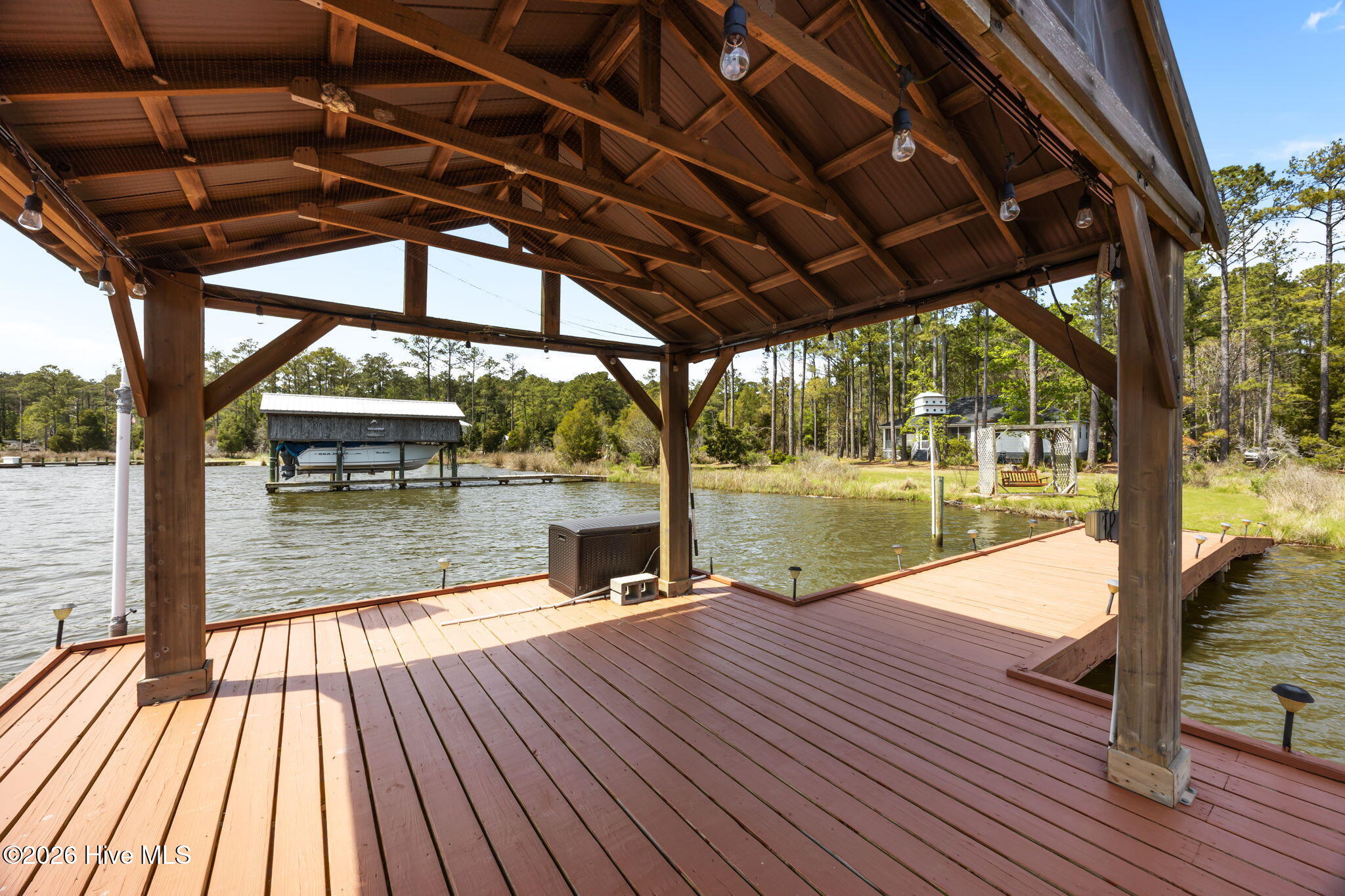418 Spring Drive Aurora, NC 27806 - Photo 44 of 56 Pier Covered and with electricity