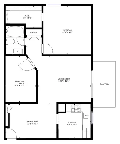 $1,700 | 337 North Carter Street, Unit 202, Palatine, IL 60067
