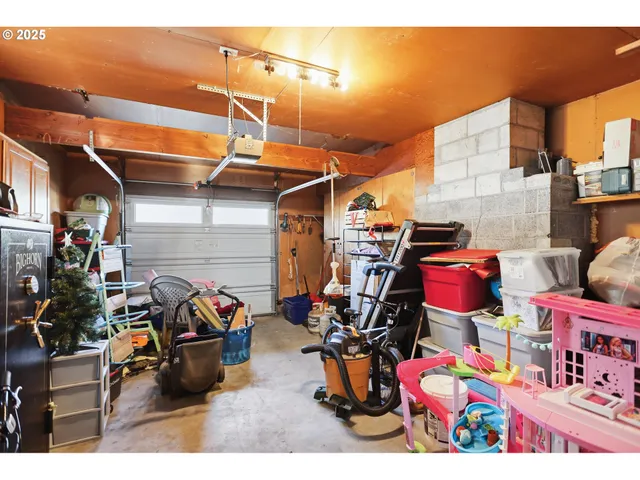a view of storage and utility room