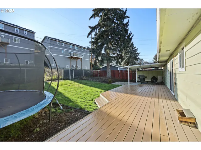 a view of outdoor space yard deck and patio