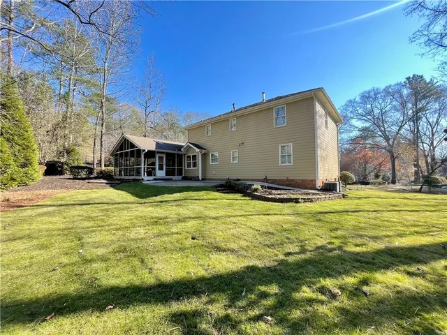 a view of swimming pool with an outdoor space