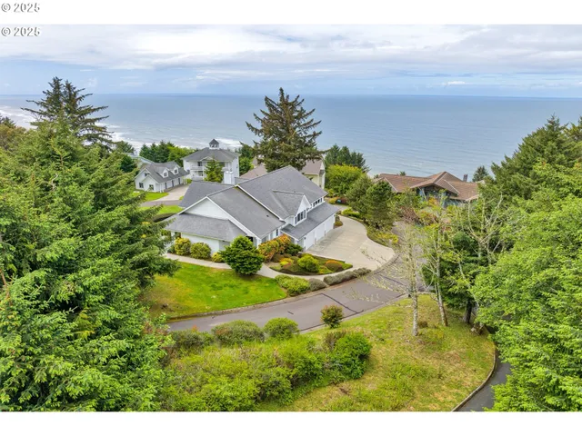 a view of a lake with a building in the background