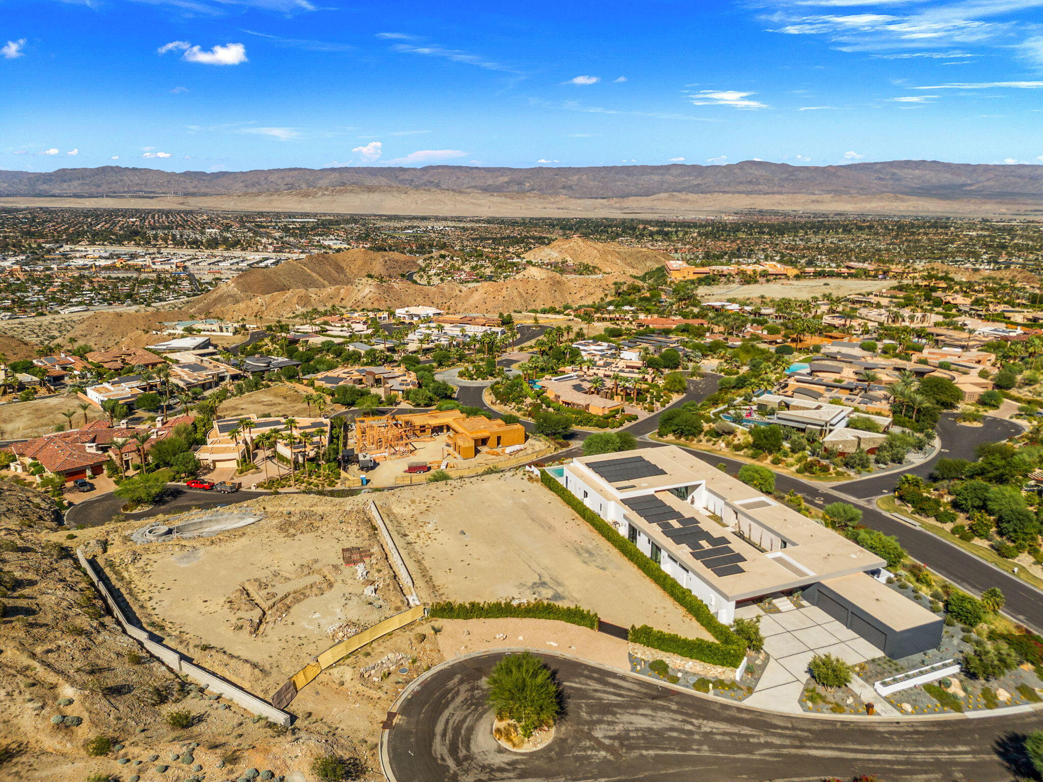 33 Granite Ridge Road Rancho Mirage, CA 92270 - Photo 11 of 29 an aerial view of residential building with parking space