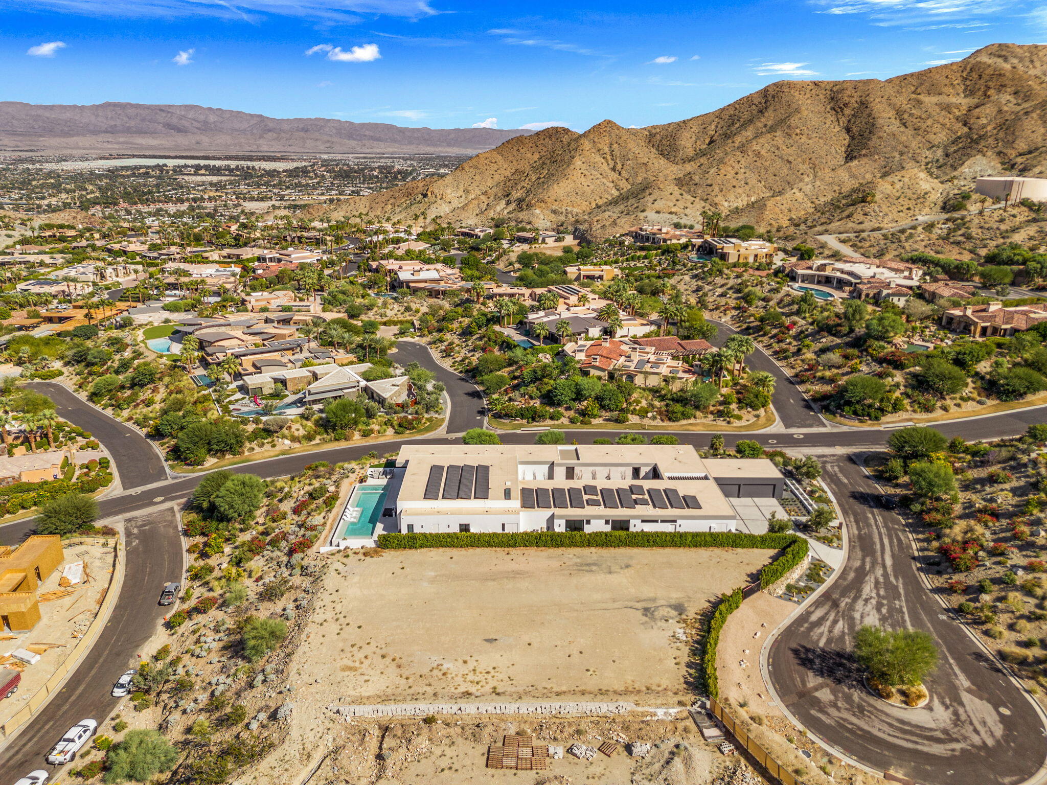 33 Granite Ridge Road Rancho Mirage, CA 92270 - Photo 9 of 29 a view of a swimming pool with a mountain