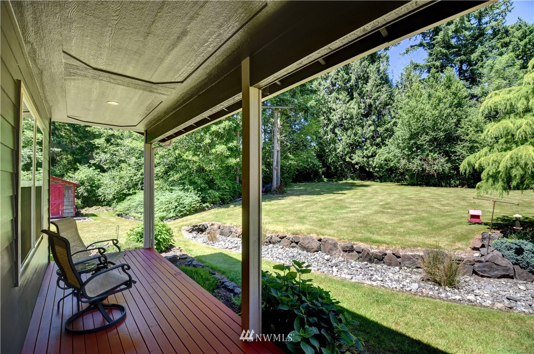 15837 Case Road Southwest Rochester, WA 98579 - Photo 23 of 40 a view of swimming pool from a balcony