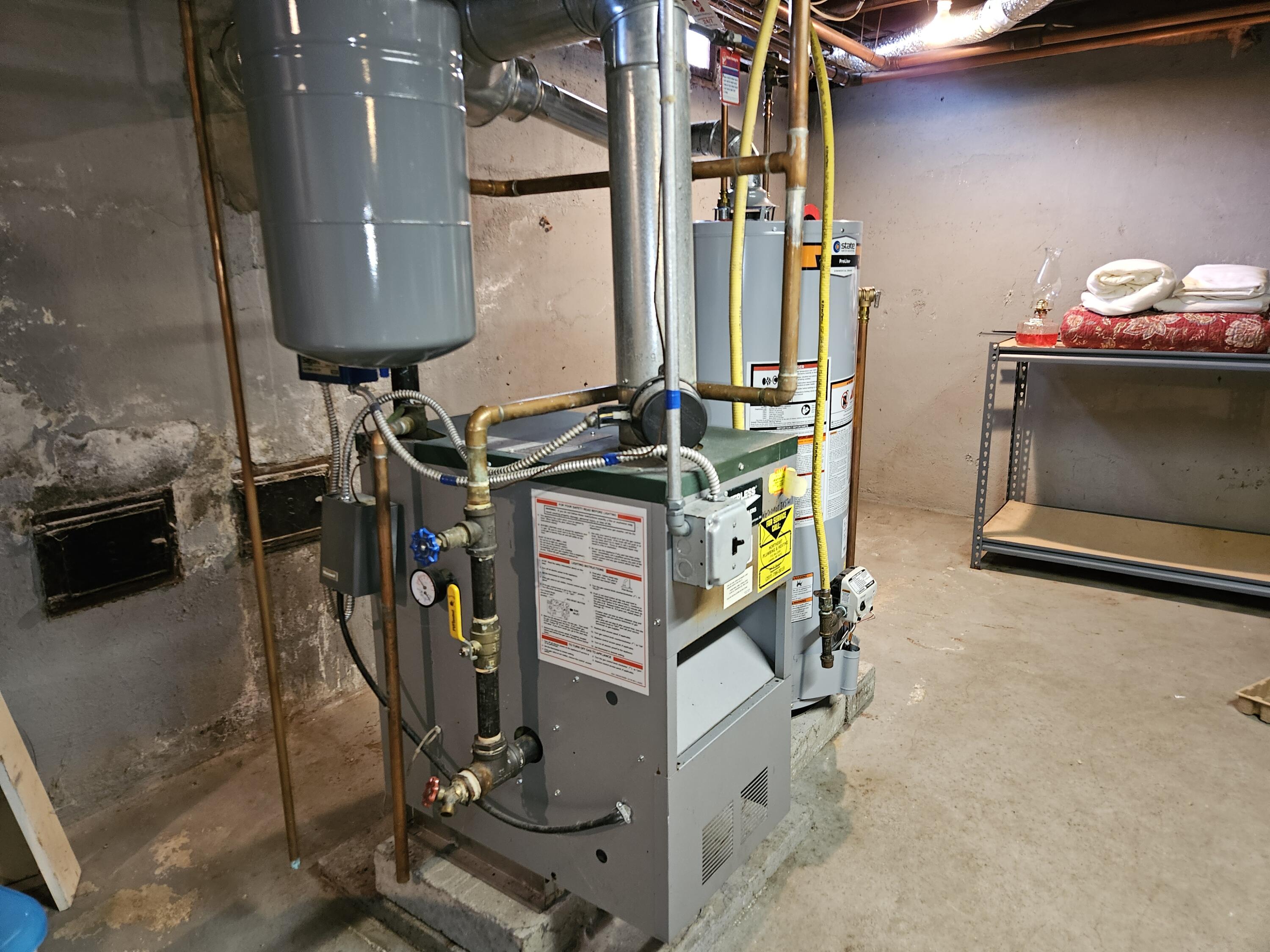 322 Webster Street Lewiston, ME 04240 - Photo 36 of 48 Furnace & Water heater