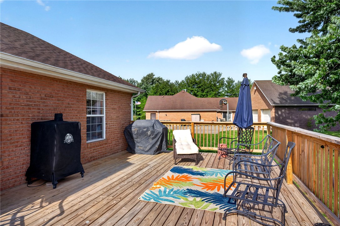 4996 Shannon Avenue Springfield, OH 45504 - Photo 49 of 61 This spacious deck provides an ideal setting for outdoor entertaining and relaxation.