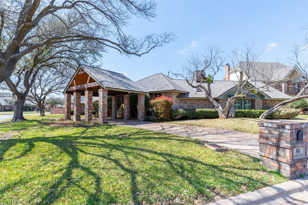 50 Riviera Circle Abilene, TX 79606 - Photo 1 of 40 a front view of a house with a yard and garage