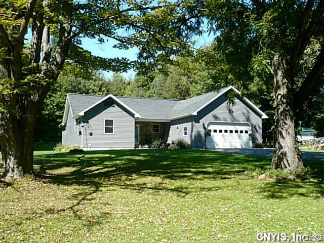 71 Pierce Road Hastings, NY 13076 - Photo 1 of 1 Exterior Front. Custom built ranch is nestled on t