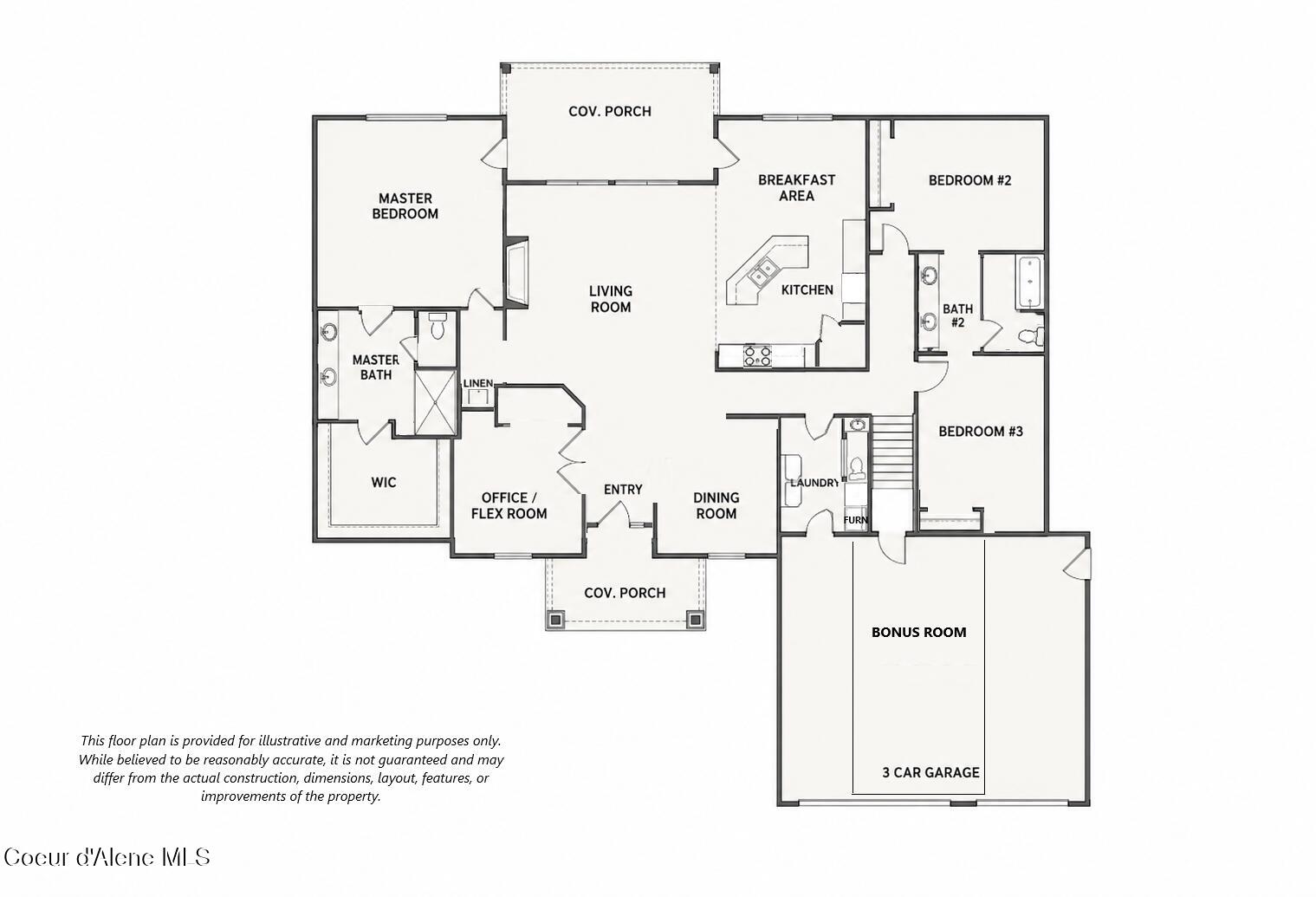 2663 West Seasons Road Athol, ID 83801 - Photo 29 of 29 2709SF FLOORPLAN