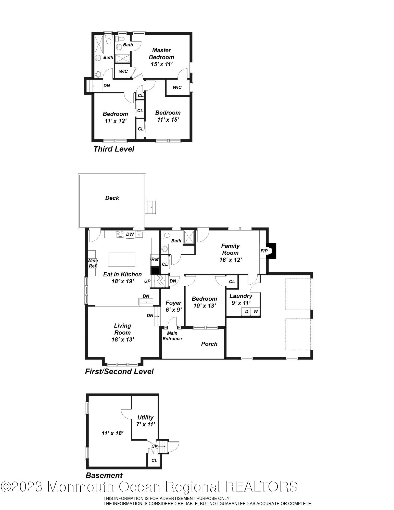 44 Ravine Road Red Bank, NJ 07701 - Photo 54 of 54 floor plan - 44 Ravine Rd, Red Bank