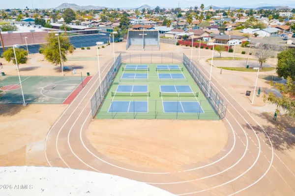 a view of a swimming pool
