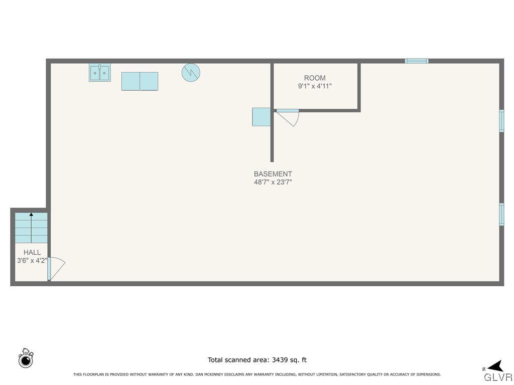1135 North Brookside Road Allentown, PA 18106 - Photo 41 of 41 Basement floor plan