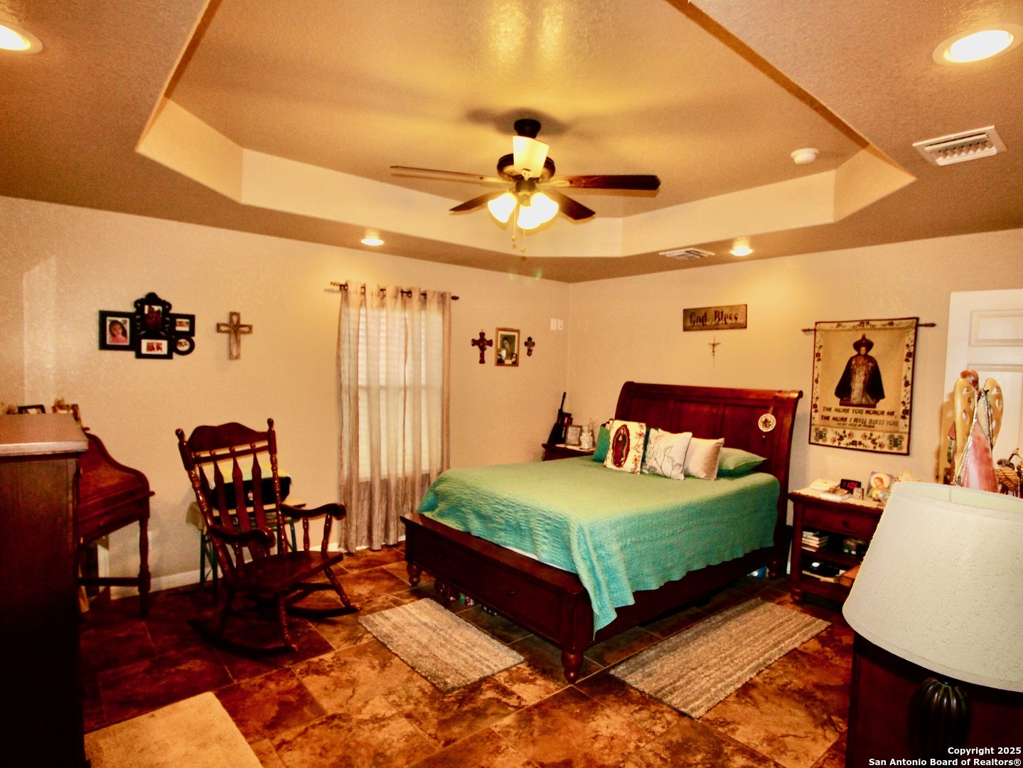 12365 Rudolph Road, Unit 3 Atascosa, TX 78002 - Photo 10 of 42 a bedroom with a bed and table chair