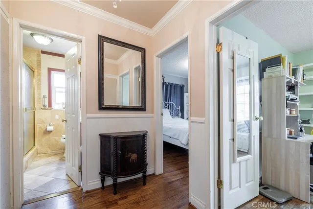 a view of a livingroom with furniture and a fireplace