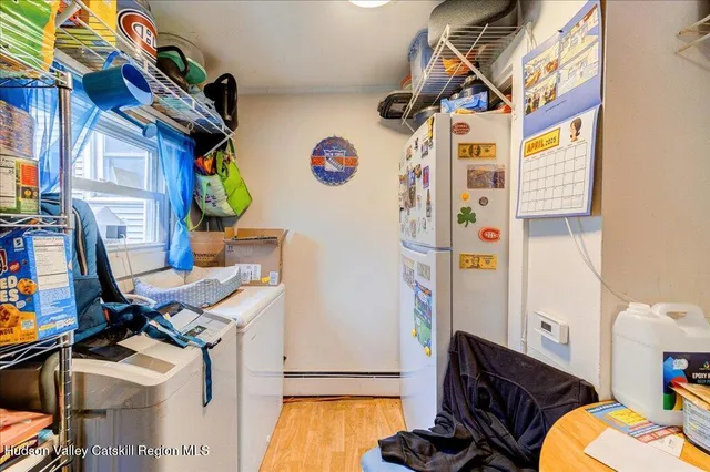 a view of storage and utility room