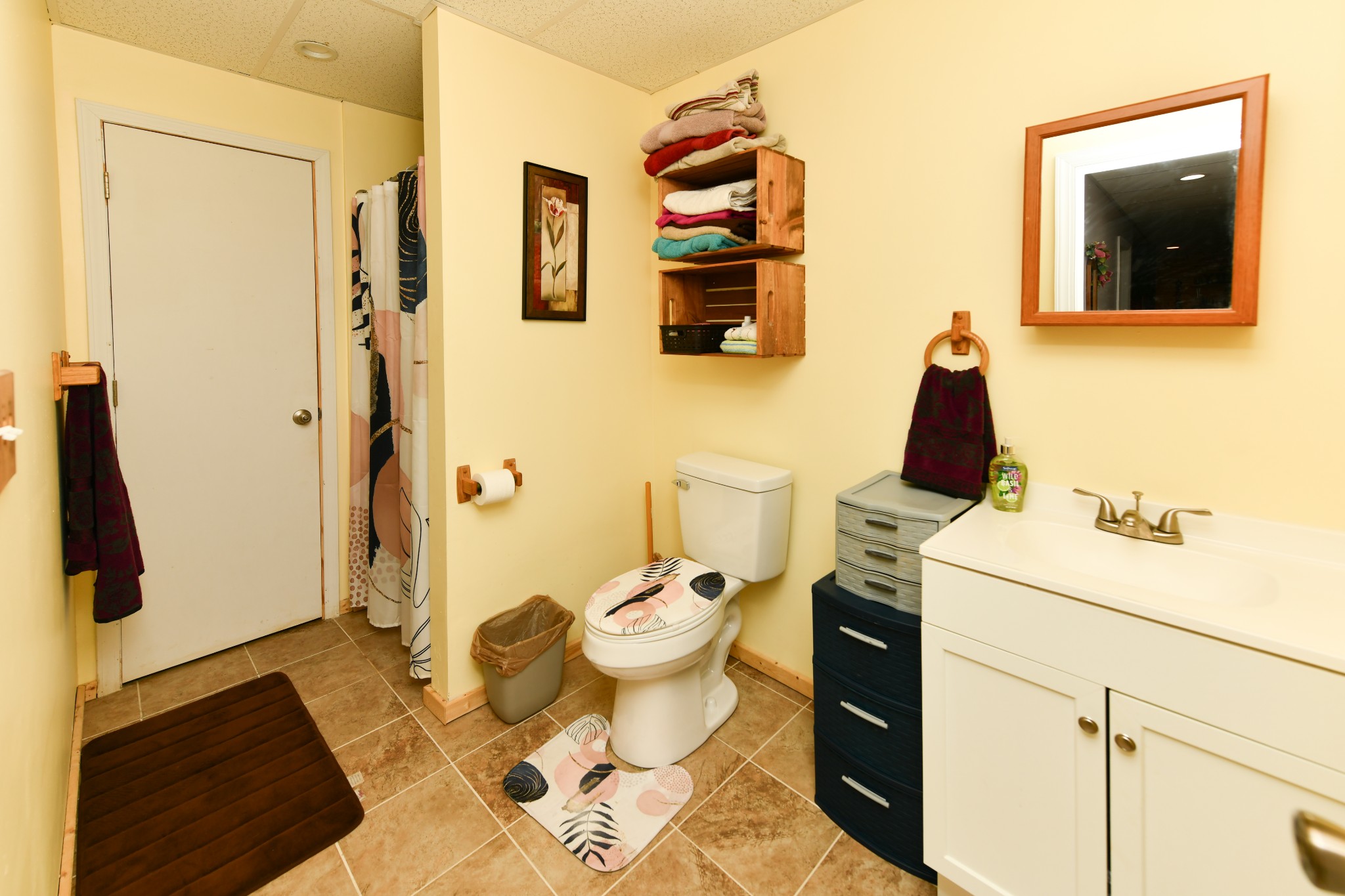 508 Gunson Ridge Road Cumberland City, TN 37050 - Photo 49 of 56 a bathroom with a sink and a mirror