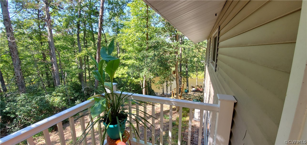 347 Hickory Road Lancaster, VA 22503 - Photo 18 of 48 a view of a balcony with an outdoor space