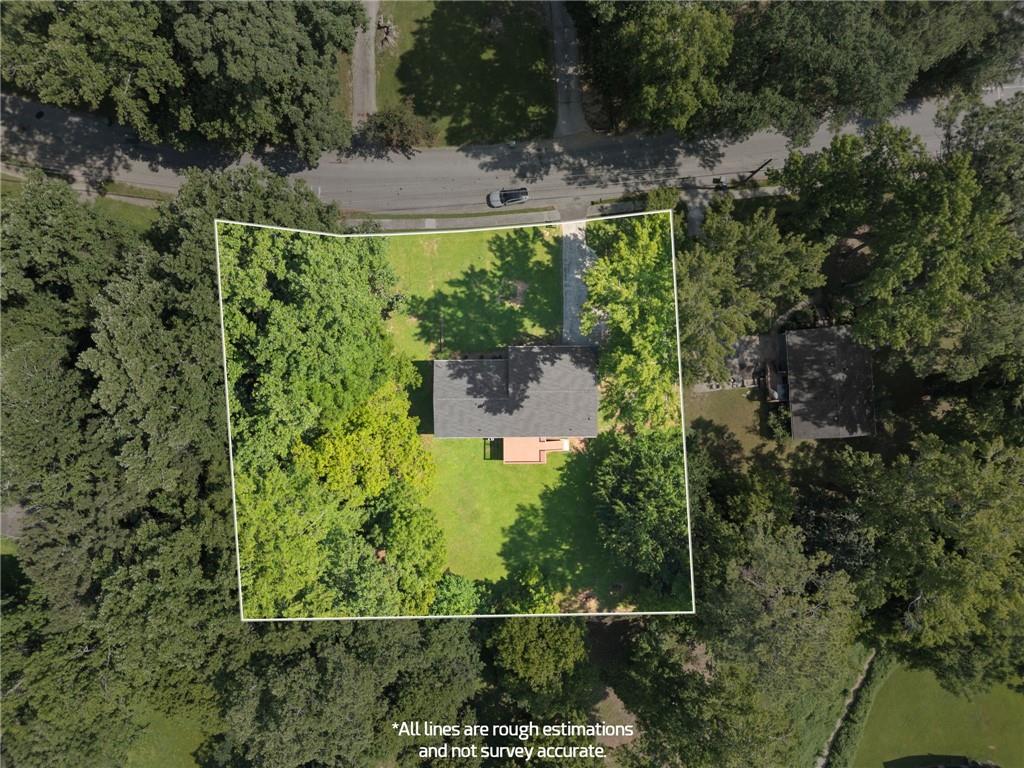 1939 Wee Kirk Road Southeast Atlanta, GA 30316 - Photo 41 of 43 an aerial view of residential house with outdoor space