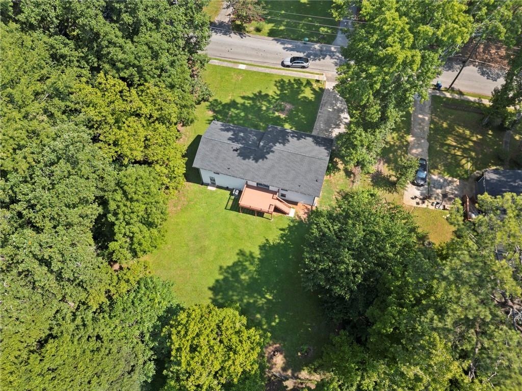 1939 Wee Kirk Road Southeast Atlanta, GA 30316 - Photo 43 of 43 an aerial view of residential house with outdoor space and trees all around