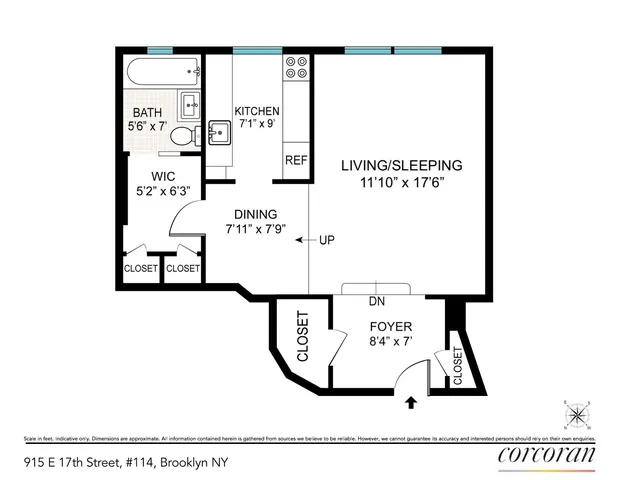 $255,000 | 915 East 17th Street, Unit 114 | Midwood