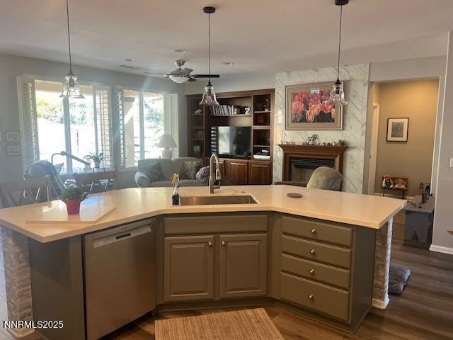 1220 Cliff Park Way Reno, NV 89523 - Photo 6 of 17 a kitchen with a sink stove and refrigerator