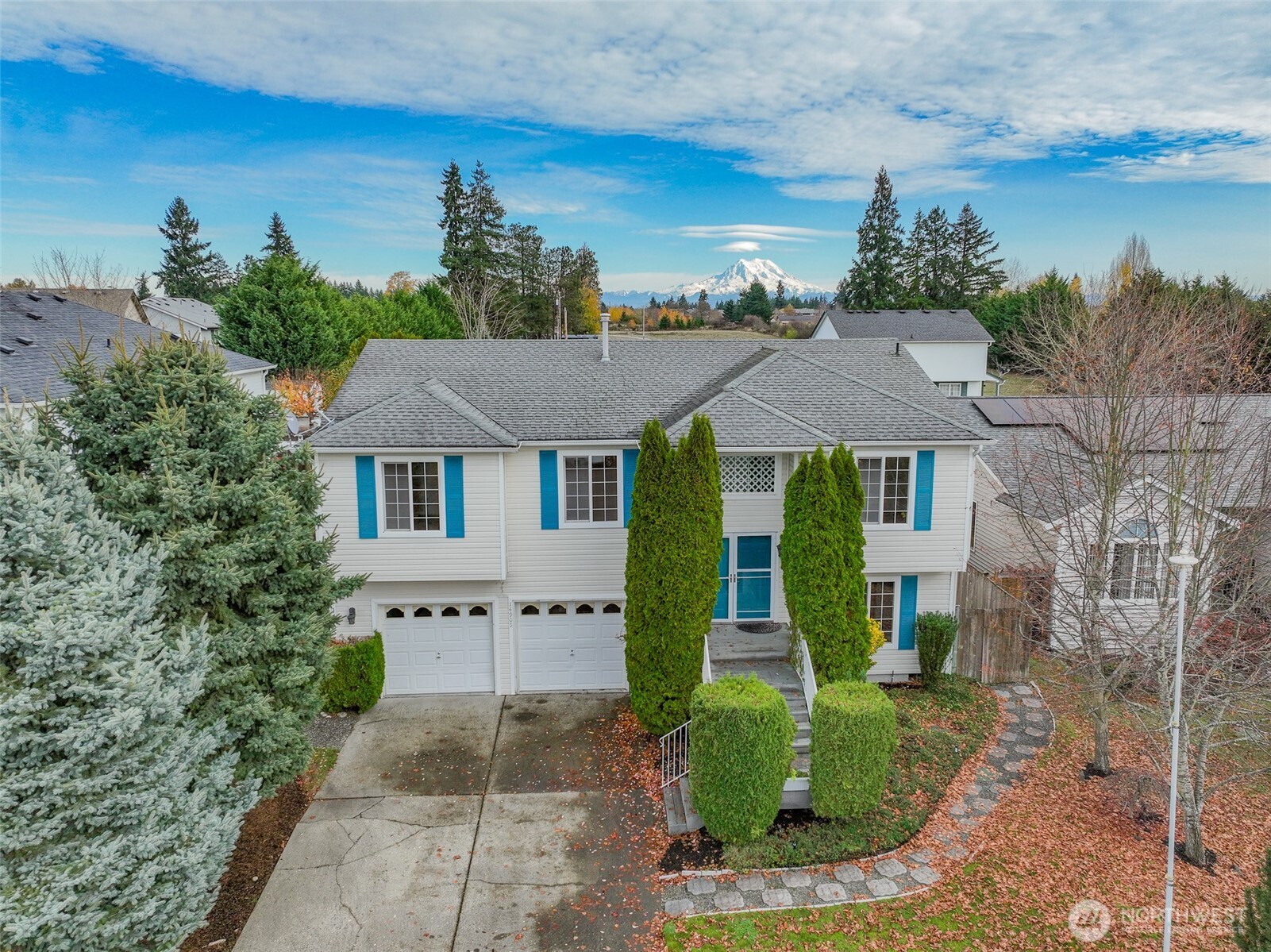 14905 Prairie Vista Loop Southeast Yelm, WA 98597 - Photo 2 of 40 aerial view of a house with garden