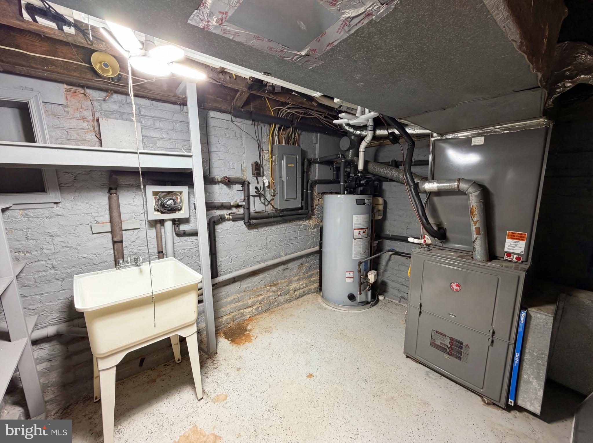 724 13th Street Northeast Washington, DC 20002 - Photo 14 of 20 Functional basement utility space.