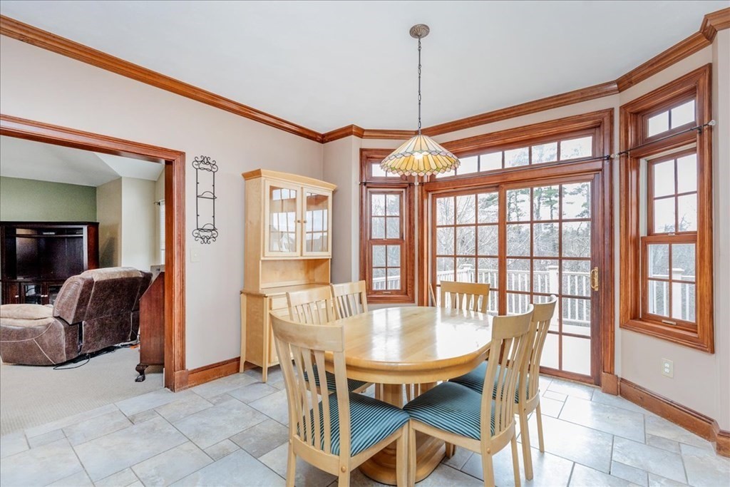 3 Danielle Drive Danvers, MA 01923 - Photo 19 of 41 a view of a dining room with furniture window and outside view