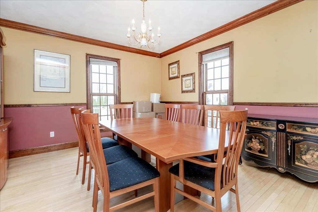 3 Danielle Drive Danvers, MA 01923 - Photo 24 of 41 a view of a dining room with furniture and wooden floor