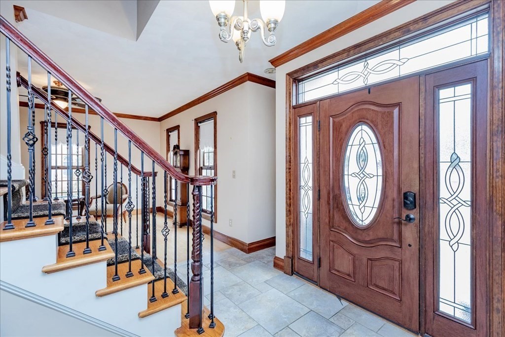 3 Danielle Drive Danvers, MA 01923 - Photo 5 of 41 a view of a hallway with washer and dryer