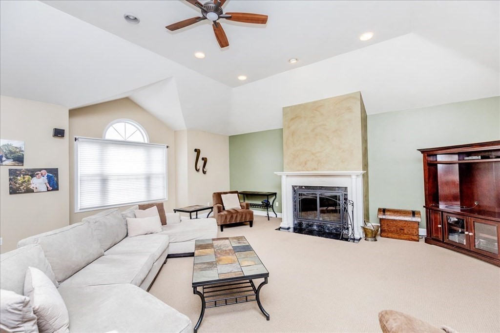 3 Danielle Drive Danvers, MA 01923 - Photo 10 of 41 a living room with furniture and a fireplace