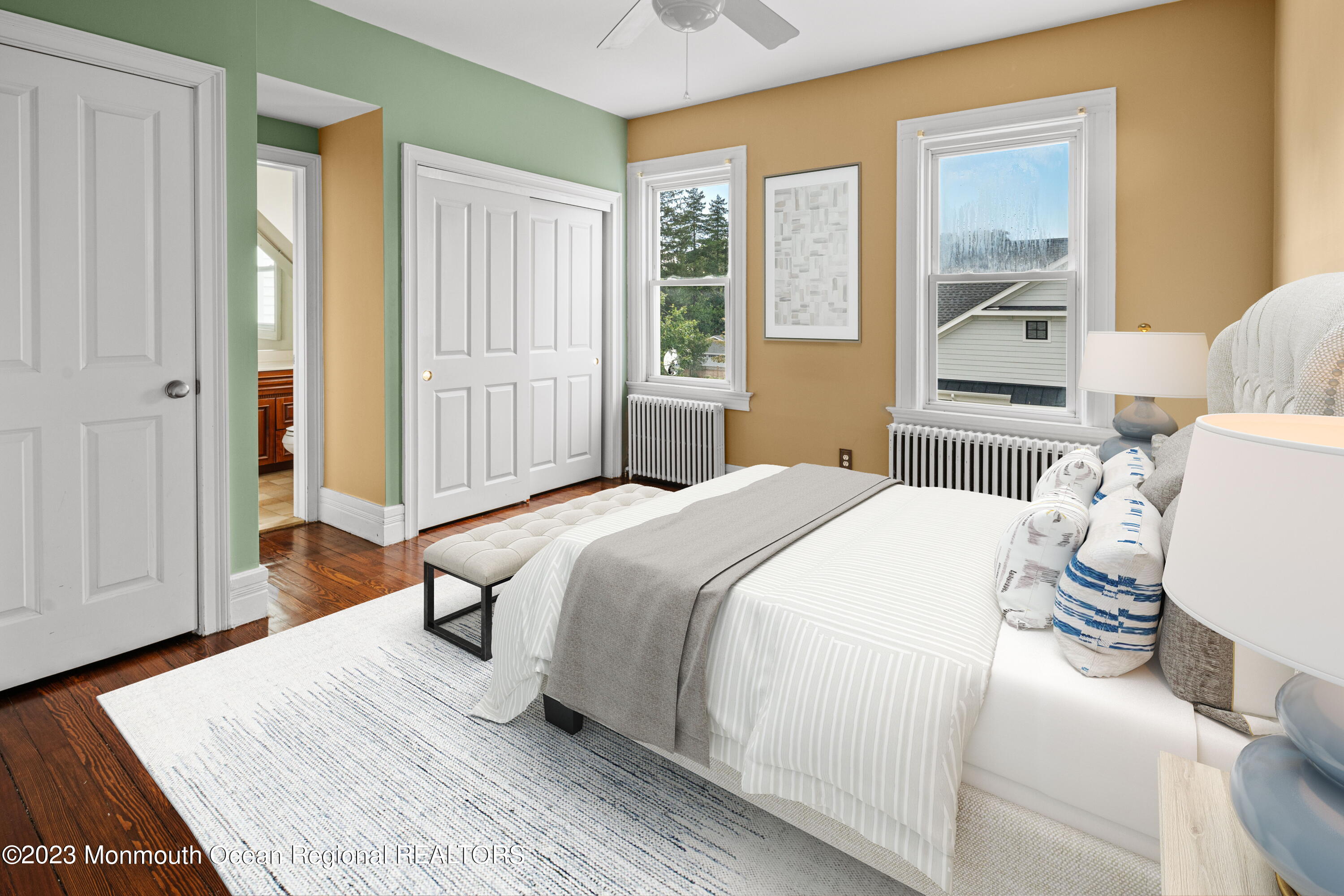 420 River Road Fair Haven, NJ 07704 - Photo 23 of 34 a bedroom with a bed and a window