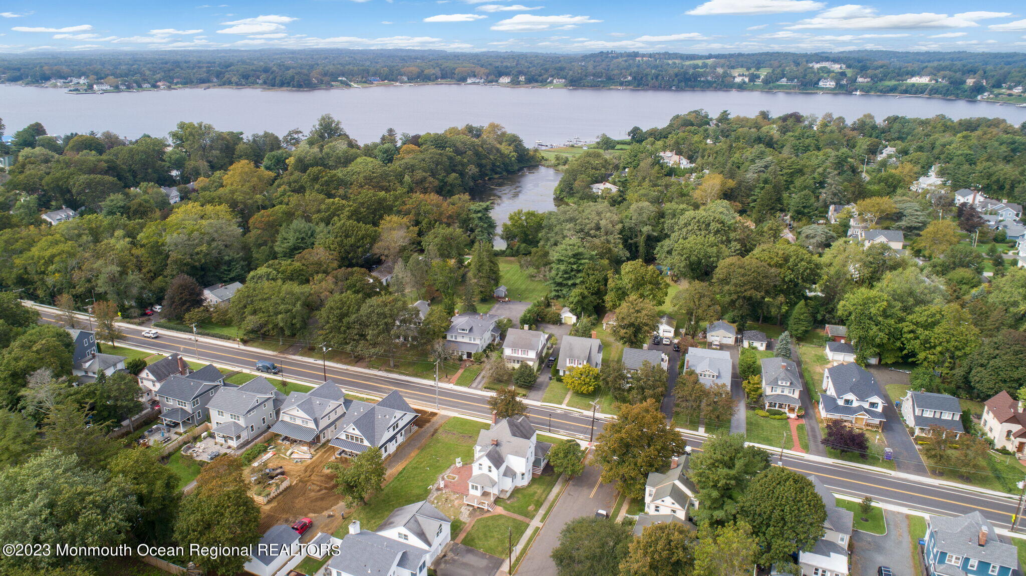 420 River Road Fair Haven, NJ 07704 - Photo 34 of 34 a view of a lake from a balcony