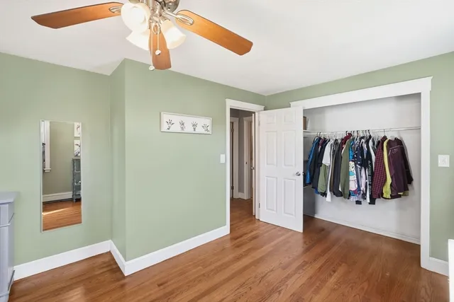 a view of a walk in closet