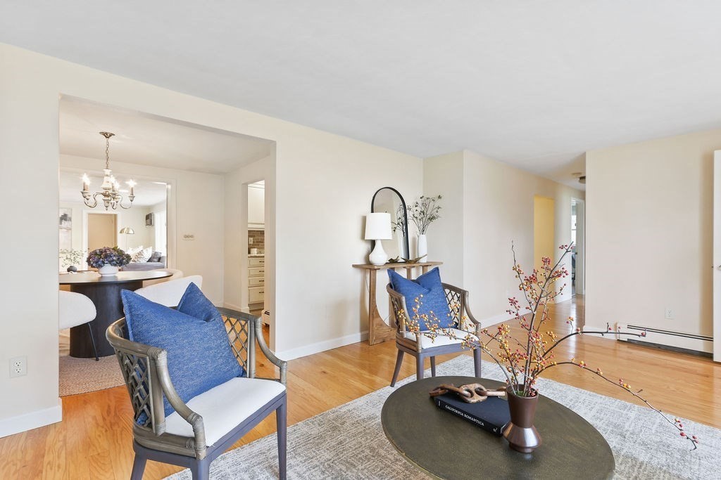 13 Wentworth Road Natick, MA 01760 - Photo 8 of 33 a view of a livingroom with furniture and wooden floor