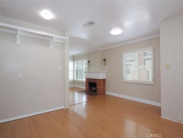 a view of a livingroom with a fireplace