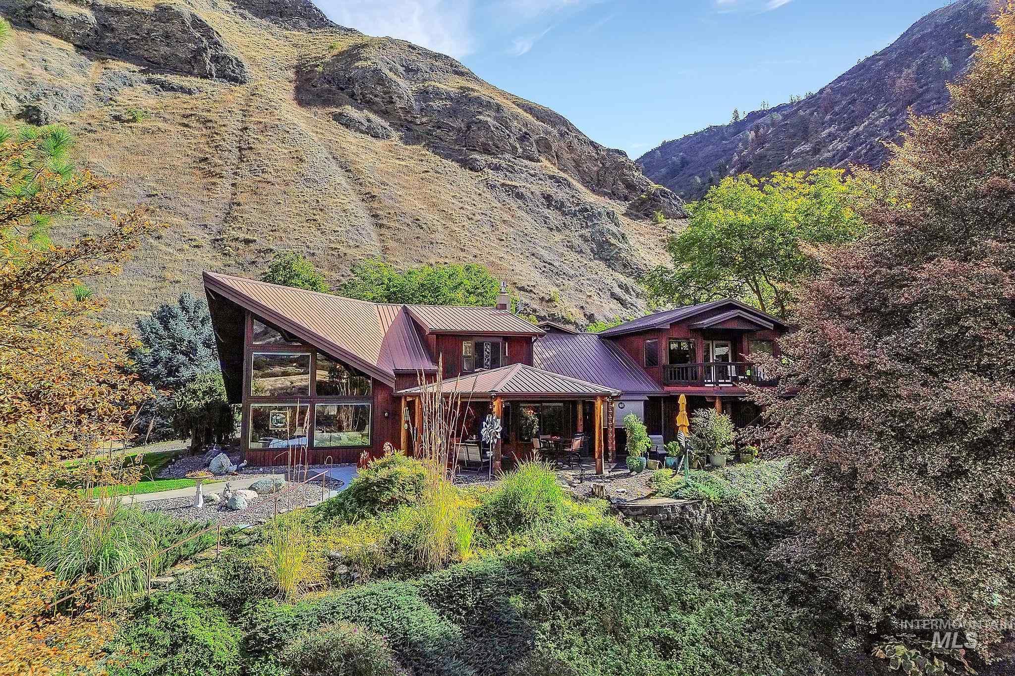 View of mountain background