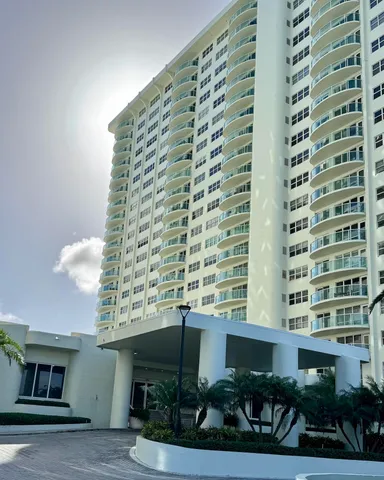 a front view of a building