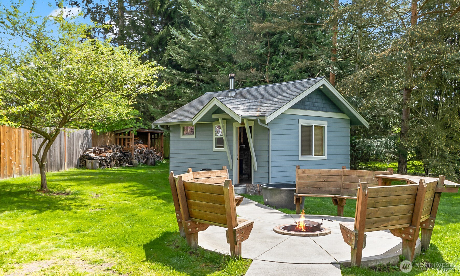 1939 Grandview Road Ferndale, WA 98248 - Photo 33 of 39 a view of backyard of house with seating space