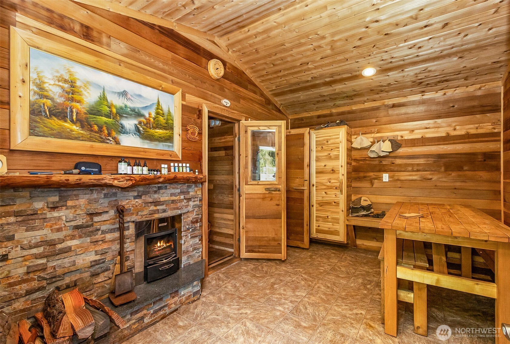 1939 Grandview Road Ferndale, WA 98248 - Photo 34 of 39 a view of water heater room with a wooden floor