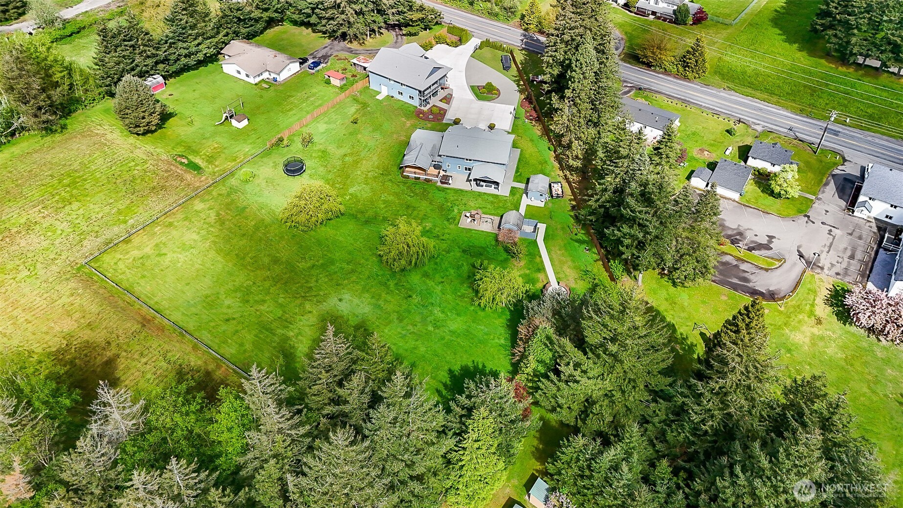 1939 Grandview Road Ferndale, WA 98248 - Photo 35 of 39 an aerial view of a residential houses with yard