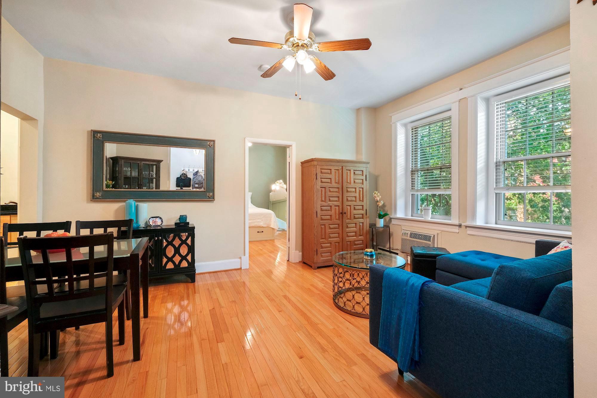 2010 Kalorama Road Northwest, Unit 201 Washington, DC 20009 - Photo 7 of 22 Hardwood floors and flexible living space