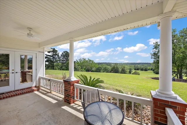 a view of a two chair in the balcony